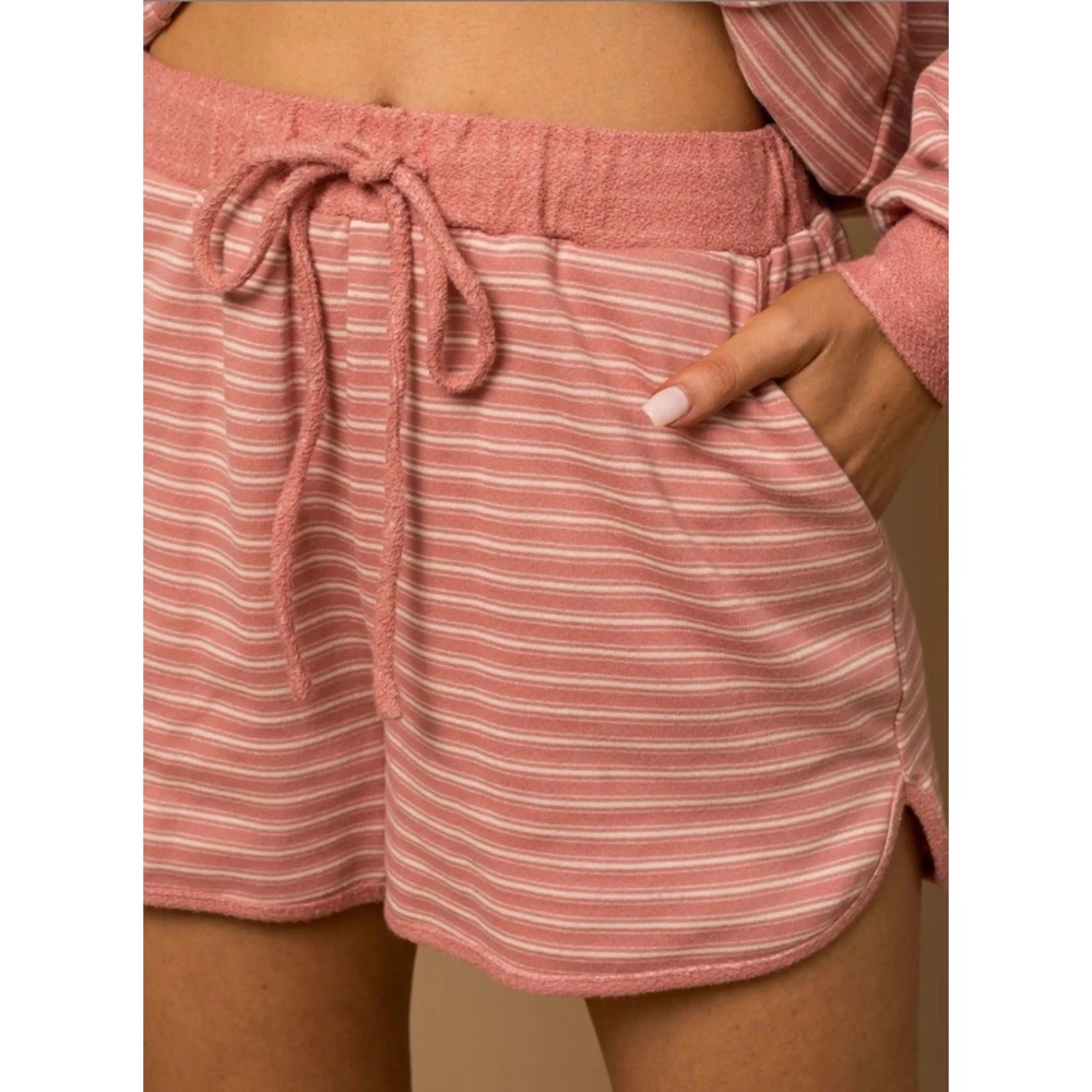 NWT Gilli Striped Lounge Shorts Sz XL Cozy Drawstring Soft Preppy Athleisure